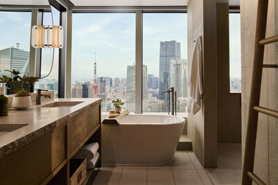 Panoramic Tower Suite at 1 Hotel Tokyo Credit: Mikkel Vang