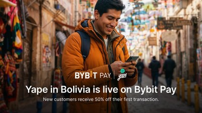 Bybit Pay Brings Everyday QR Crypto Payments to Bolivia With Yape (PRNewsfoto/Bybit)