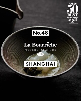 La Bourriche 133 ranked No. 48 on Asia’s 50 Best Restaurants 2026