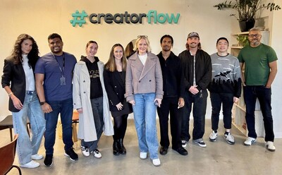 Creator Flow team with leading UGC creators from its community