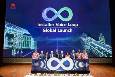 Installer Voice Loop launch ceremony (PRNewsfoto/Huawei Digital Power)