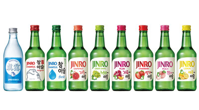Key JINRO SOJU Product Lineup Image