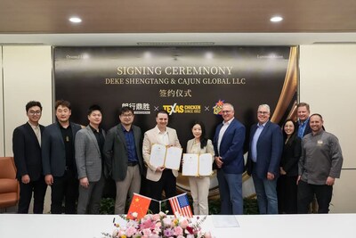 Church's Texas Chicken Signing Ceremony in China Church's Texas Chicken Signing Ceremony in China