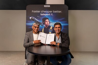 Deepak Lalan (left), Head of GCC and Enterprise Programs, The Hashgraph Group, and Milan Dhingra (right), Chief Product and Technology Officer, Teleport