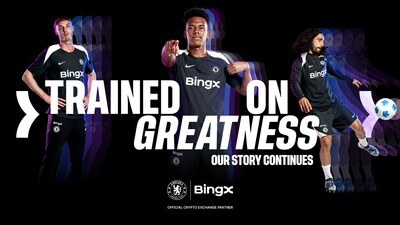 PR BingX Renews Chelsea FC Partnership Bolstering Leadership in Global Sports Strategy (PRNewsfoto/BingX)