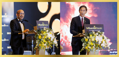 Knowledge sharing by (left) Indranil Roy and (right) Spencer Low