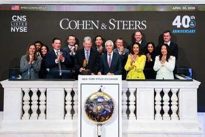 Cohen & Steers at the NYSE on April 20th.