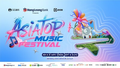 Tickets for the AsiaTop Music Festival 2026 go on sale starting 6 May 2026, with Hong Leong Bank Credit and Debit Cardholders enjoying exclusive priority access windows.