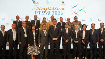 Indonesia’s Minister of Finance, Purbaya Yudhi Sadewa, at the PT SMI Symposium 2026, reaffirming commitment to sustainable and inclusive development