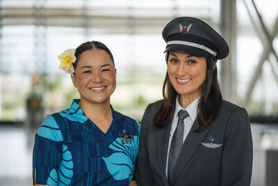 Hawaiian Airlines Flight Attendant and Pilot