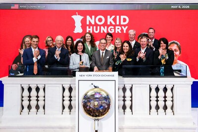 Fortune 500 executives rang the bell for No Kid Hungry.