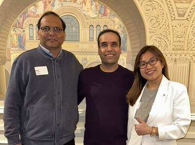 From Left to Right: Kapil Chaudhry Co-Founder and CTO of Sprouts AI, Karan Chaudhry, Co-Founder and CEO of Sprouts AI and Beatrice Lion, CEO and General Partner of True Global Ventures