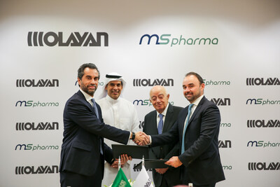 The signing ceremony marks a new phase of collaboration between MS Pharma and Olayan Financing Company.