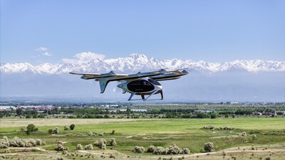 AutoFlight Completes Central Asia’s First eVTOL Flight (PRNewsfoto/AutoFlight Aviation Technology)