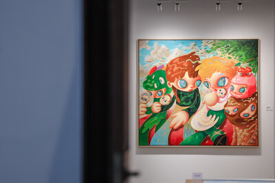 MINISO Gallery in Shanghai, part of the opening exhibition by Indonesian artist RYOL