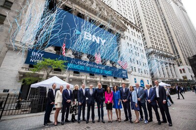 BNY celebrates new ticker at the NYSE on May 21