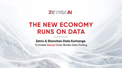 As data emerges as a strategic asset for AI and digital economies, Zetrix AI and Shenzhen Data Exchange are partnering to enable secure cross-border data trading between ASEAN and China. (PRNewsfoto/Zetrix AI Berhad)