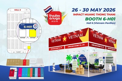 Luong Quoi Coconut is showcasing at Thaifex Anuga Asia 2026