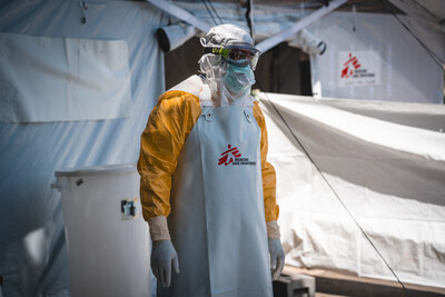 MSF staff are being trained at the Brussels headquarters prior to their deployment to Ebola disease-related contexts. ©MSF