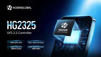HosinGlobal's Self-Developed HG2325 UFS 2.2 Controller