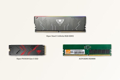 From Extreme Performance to Enterprise Infrastructure: Patriot Memory deploys next-generation computing power with its latest Viper and ACPI lineups.