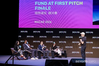 Fund at First Pitch judges during BEYOND Expo. Credit: BEYOND Expo Fund at First Pitch judges during BEYOND Expo. Credit: BEYOND Expo