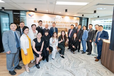 Members of AHOCA visited the AHOCA Asia office and attended a plaque unveiling ceremony. (PRNewsfoto/CSTS Enterprises)