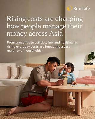 Sun Life Asia infographic 1 - Rising costs are changing how people manage their money across Asia