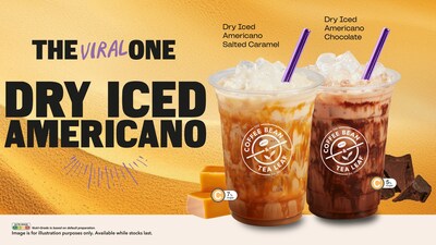 Bold. Unapologetic. The Dry Iced Americano, available at all The Coffee Bean & Tea Leaf® outlets.