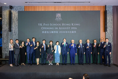 YK Pao School Hong Kong celebrated its launch ceremony at the Asia Society on 29 May, with Dr. Christine Choi, JP, Secretary for Education, Mr Thomas Wu, Deputy Secretary for Education, Education Bureau, and the founders and Board of Trustees from YK Pao School Hong Kong.