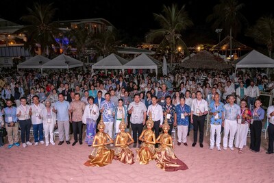 Participants, buyers, sellers, media, and performers gather at the opening ceremony of Thailand Travel Mart Plus (TTM+) 2026 in Pattaya, Chon Buri. Hosted by the Tourism Authority of Thailand from 10–12 June 2026 at the NICE Pattaya Convention and Exhibition Center, the event advances the theme “Amazing Thailand: Healing is the New Luxury”, highlighting wellness-led travel, responsible tourism, sustainability, and regional tourism development.