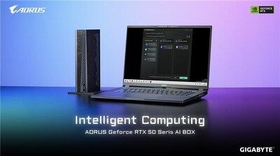 GIGABYTE AORUS GeForce RTX™ 50 Series AI BOX Brings Desktop-Class Computing Power and Accessible AI Ecosystem to Ultrabook Laptops