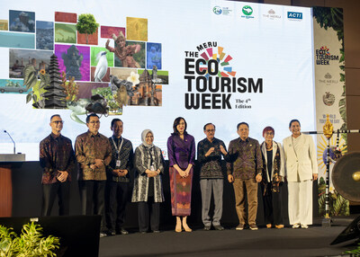 Opening ceremony The Meru Eco Tourism Week 4th Edition by Mrs. Widiyanti Putri Wardhana, Minister of Tourism of the Republic of Indonesia at Bali Beach Convention Center