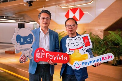 From left to right: Lawrence Li, Head of Transaction Banking and Payments, Retail Banking and Wealth Management, Hong Kong and Head of PayMe by HSBC, and Paul Tang, Chief Operating Officer at Payment Asia