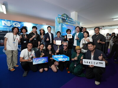 The opening ceremony of the “Hong Kong Pavilion” by the “Future Animation” Scheme was successfully held at the Annecy International Animation Film Festival and Market 2026