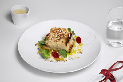 Air France La Première - Signature dishes by Chef Julien Royer
