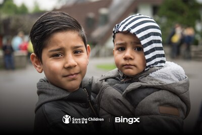 BingX Partners with Save the Children to Support Children at Risk in Western Balkans (PRNewsfoto/BingX)