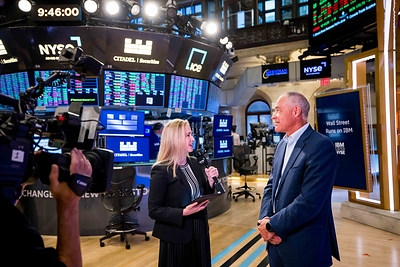 IBM at the NYSE on July 7th.
