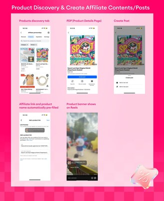 4. Begin tagging Lazada products directly in Facebook and Instagram content