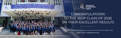 The Class of 2026 delivers the strongest IB Diploma results in AIS Saigon's history, with two students achieving a perfect 45-point score and graduates earning offers from leading universities worldwide.