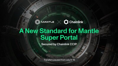 Mantle Migrates Its Super Portal to Chainlink CCIP, Bringing Institutional-Grade Security to Every Cross-Chain Transfer of the $2.5B+ MNT Token (PRNewsfoto/Mantle)