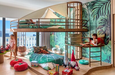 The Gnome's Treehouse Family Room at PARKROYAL COLLECTION Marina Bay, Singapore
