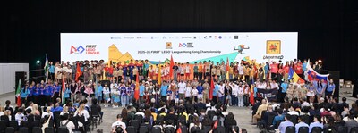 This year's competition attracted over 320 elite local and overseas teams from more than 15 countries and regions worldwide, with over 2,000 students aged 4 to 16 competing on the same stage — the largest event of its kind in Hong Kong.
