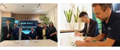  [L TO R: THINGNARIO Benny Lin (Sales Manager); UGEP Brian Abila (Asset Management Supervisor); THINGNARIO Joseph Teng (Sales Director); UGEP Pieterjan Vanbuggenhout (COO); UGEP Ruth Yu-Owen (President and CEO); UGEP Angela Marie Pedragoza (Senior O&M Engineer); UGEP Sharlyn Lopez (Program Manager)]