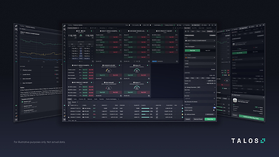 Talos brings Kalshi prediction markets onto institutional trading infrastructure. For illustrative purposes. Not actual data.