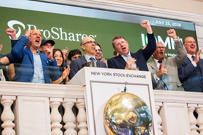 ProShares at the NYSE on July 23