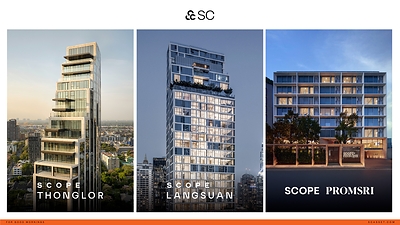 SCOPE Collection comprises two ultra-luxury landmarks and a boutique residence in Sukhumvit. All three developments are fully completed, pet-friendly, and ready for occupancy, with eligible international purchasers able to apply for Thailand’s long-stay programme.