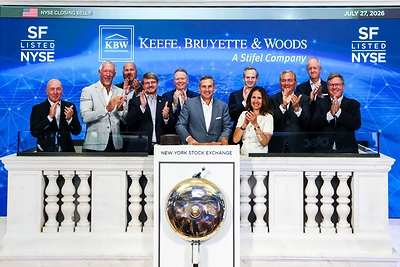 Keefe, Bruyette & Woods at the NYSE on July 27