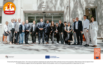 The Philippine delegation with Poland's Minister of Agriculture and Rural Development, Stefan Krajewski, and representatives of the Polish poultry industry.