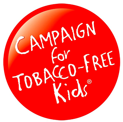 Campaign for Tobacco-Free Kids logo. (PRNewsFoto/Campaign for Tobacco-Free Kids) Campaign for Tobacco-Free Kids logo. (PRNewsFoto/Campaign for Tobacco-Free Kids)